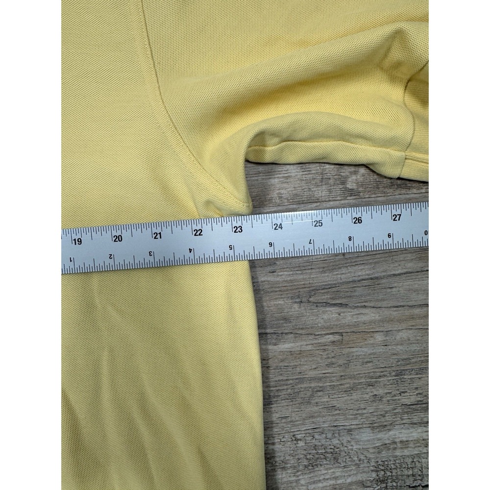 Brooks Brothers Country Club Golf Polo Yellow Performance Knit Mens Size L - Picture 4 of 7